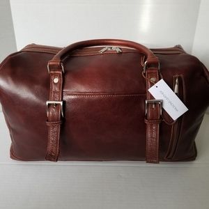New Wilson's Real Leather Duffle Bag Travel Bag